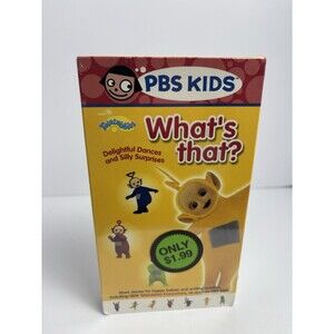 Teletubbies: What's That?  VERY RARE 2004 VHS PBS Kids Sealed New